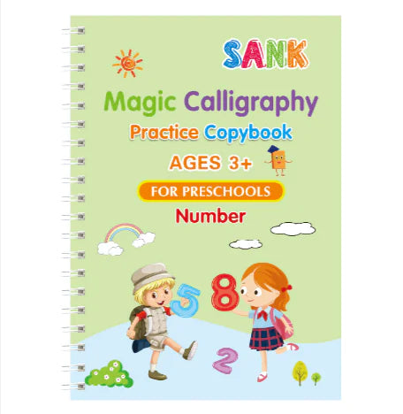 Handwriting Tracing Book (Ages 3–12)