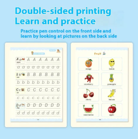 Handwriting Tracing Book (Ages 3–12)